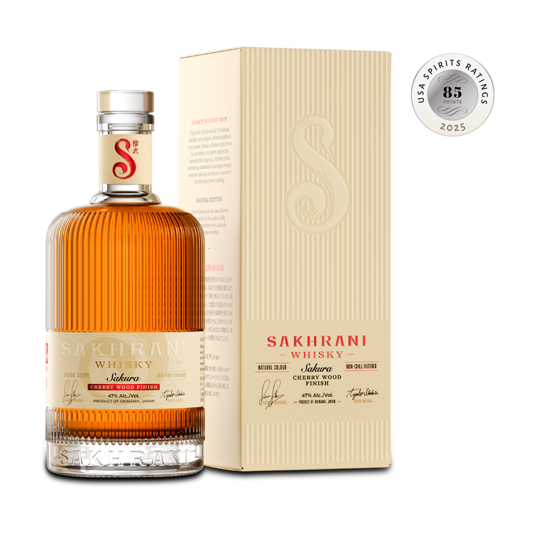 Sakhrani Sakura Finish Whisky | Okinawa | 700ml | 47% – Sakhrani